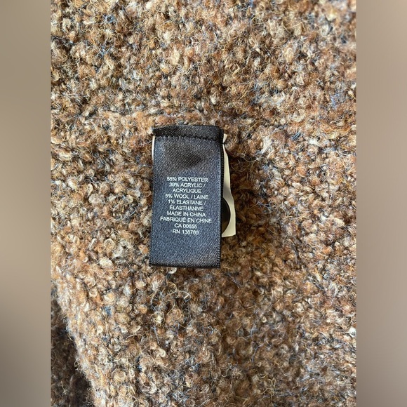 RW&CO. Thick Brown knit long warm Sweater cardigan size medium NWOT - Picture 7 of 8